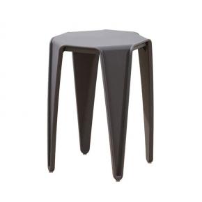 PP Stool Side Coffee Table Stackable Gray