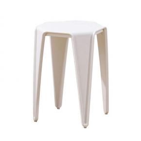 PP Stool Side Coffee Table Stackable White