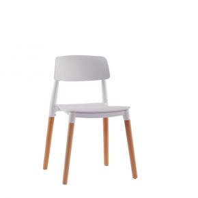 Polypropylene chair white kitchen bistro cafe dining restaurant 