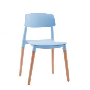 Polypropylene chair light blue kitchen bistro cafe dining restaurant 