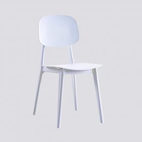 Candy chair polypropylene white durable stylish dining cafe restaurant